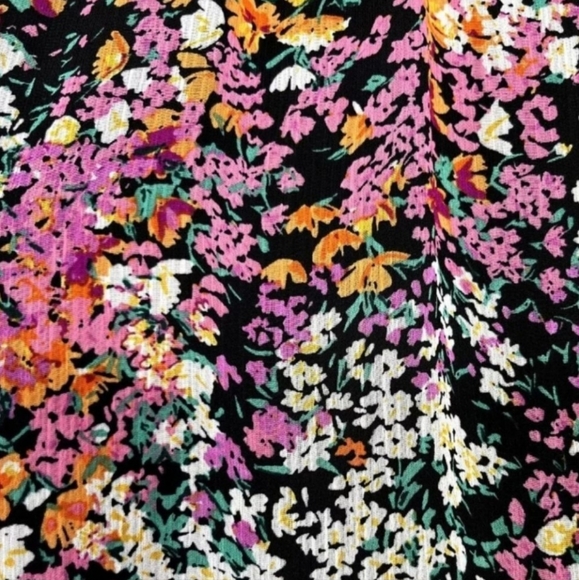 NWT Vince Camuto Black And Pink Floral Dress Size XL - Picture 6 of 14